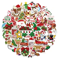 2550pcs new christmas stickers deer santa claus snowman children gift decal diy for skateboard luggage suitcase sticker toy