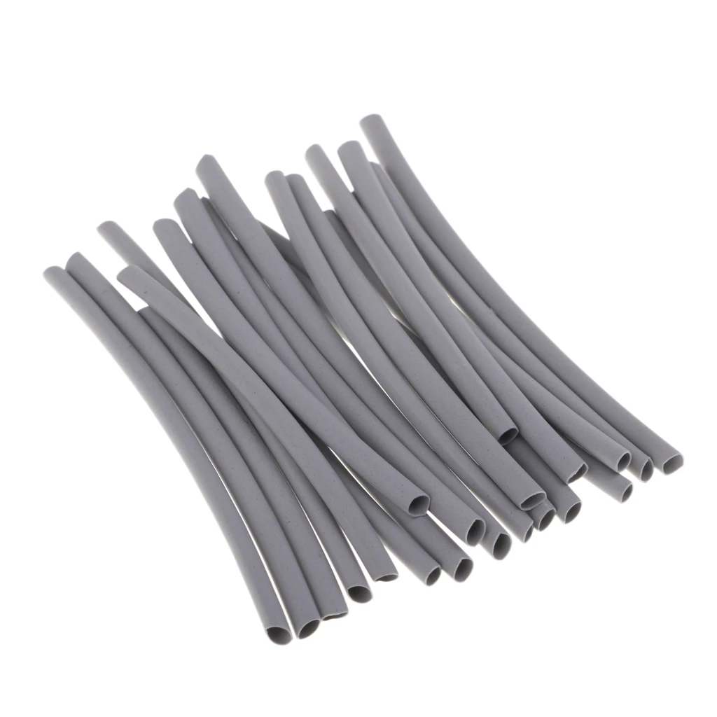

20pcs Rubber Shrink Rigs Sleeves Tubing Shrinkable Tube 5 Colors Diameter 2mm for Fishing Lovers