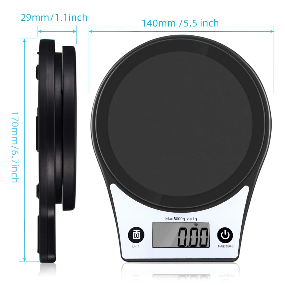 Бытовые кухонные весы AIRMSEN электронные пищевые для выпечки измерительный