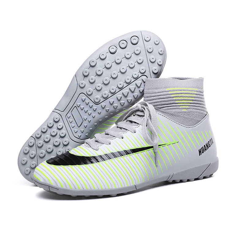 Мужские и детские футбольные бутсы с высоким берцем шипами спортивные Бутсы Tf|Обувь для футбола| |