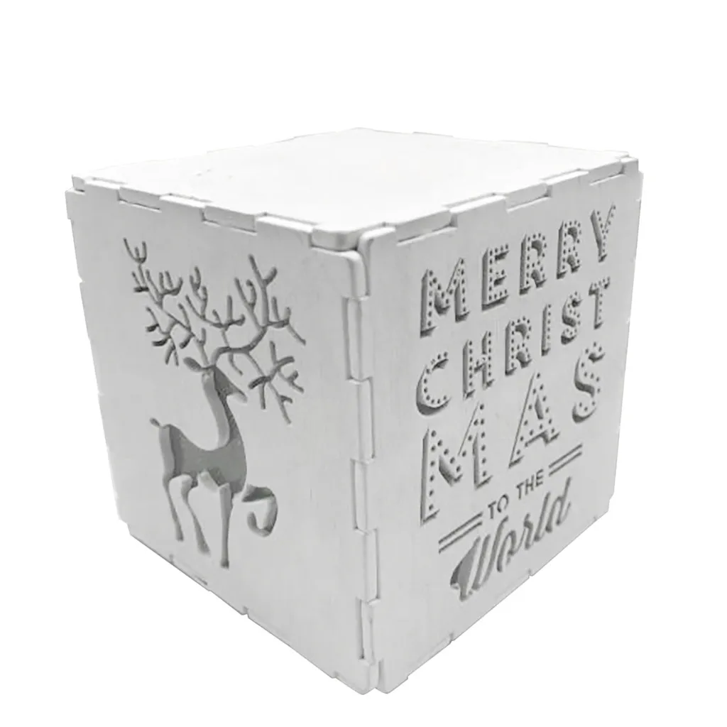 СВЕТОДИОДНЫЙ ночник в деревянной коробке креативный маленький светильник