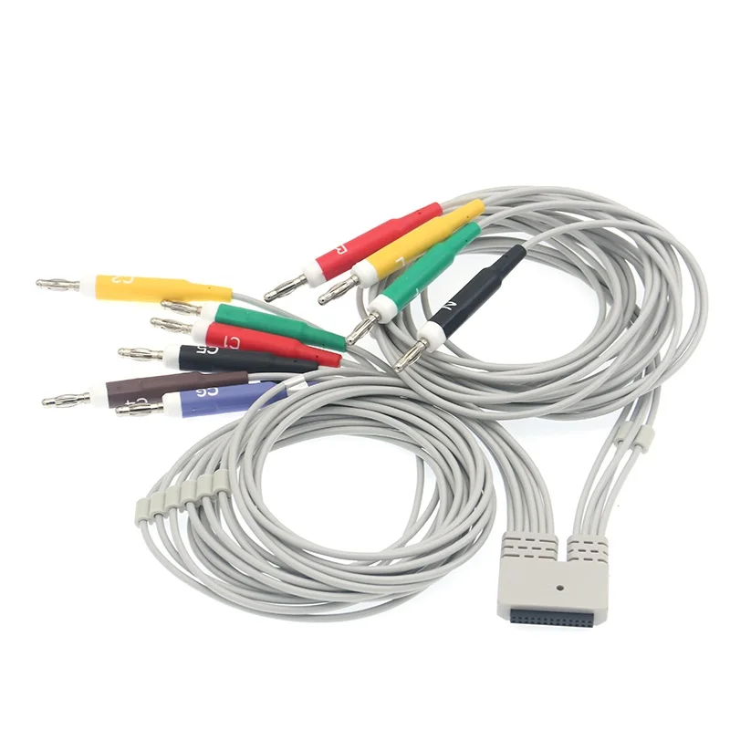 12 свинцовый провод ECG для свинцовой проволоки ECG|Детали и аксессуары приборов| |