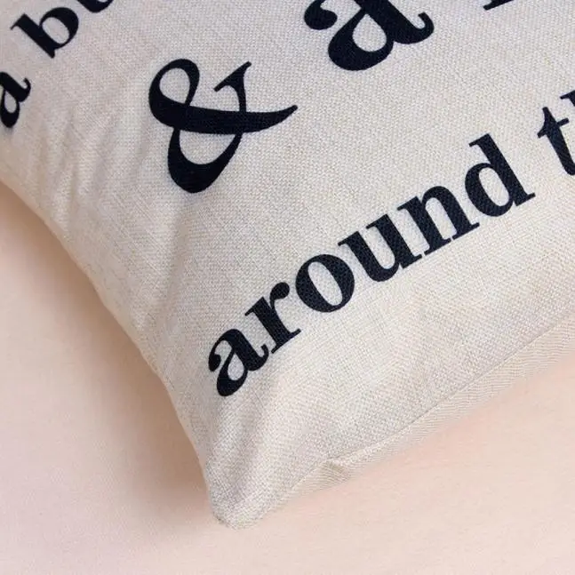 Подушка Я люблю тебя Бушель и обнимашка текстиль для кровати семейная наволочка