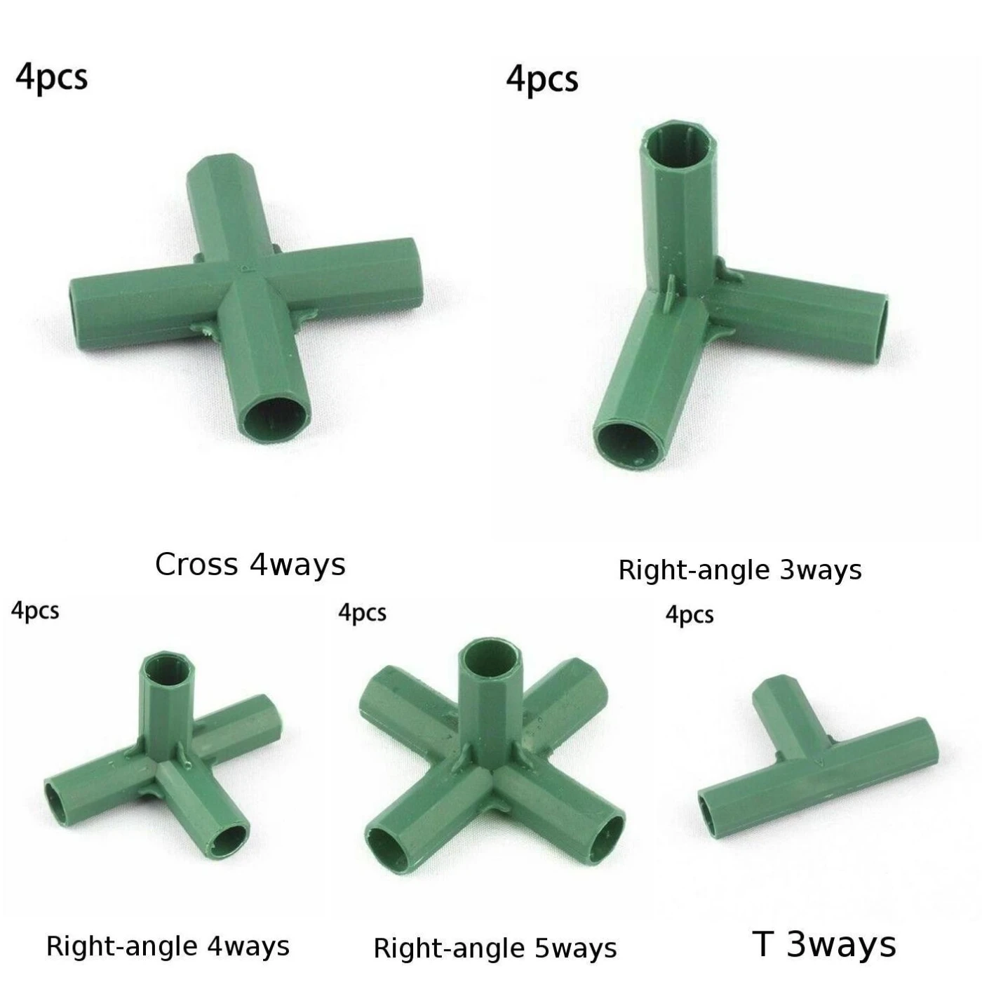 Соединители кронштейна зеленые 16 мм DIY пластиковые навесные соединения для