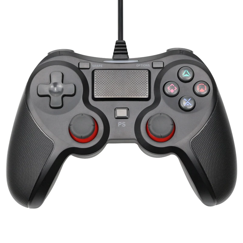 USB проводной геймпад для Playstation 4 джойстик геймпад двойной шок джойстик для ПК для PS4 контроллер 2,2 м кабель для PS3 консоли