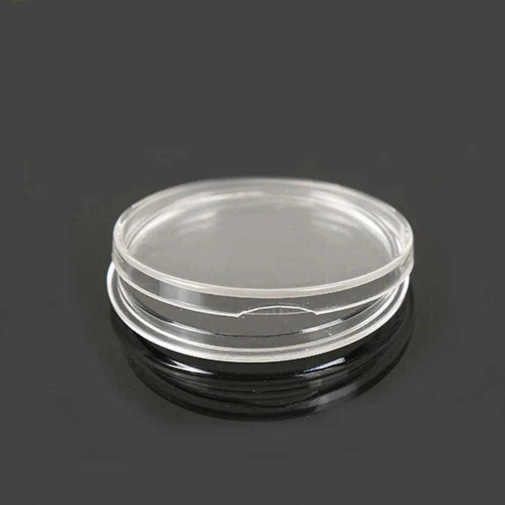 

10Pcs 30mm Storage Boxes Coin Storage Holder High Quality Clear Round Plastic Cases
