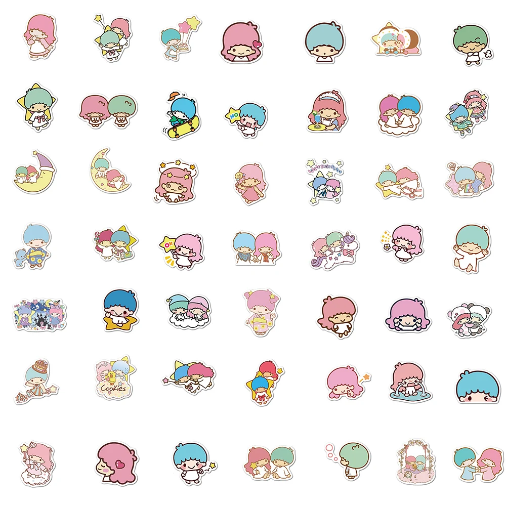 

10/50/100PCS Gemini Cartoon Stickers Laptop Guitar Luggage Fridge Phone Bike Waterproof Graffiti Sticker Decal Kid Classic Toys