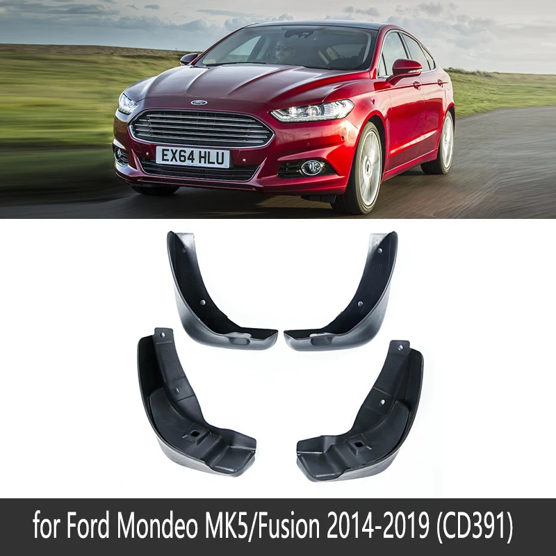 2014-2019 MK5 Для Ford Mondeo MK4 MK5 2007~ Fusion CD391 брызговики брызговик всплеск клапаном аксессуары для брызговиков 2009 2010 - Название цвета: 2014-2019 MK5