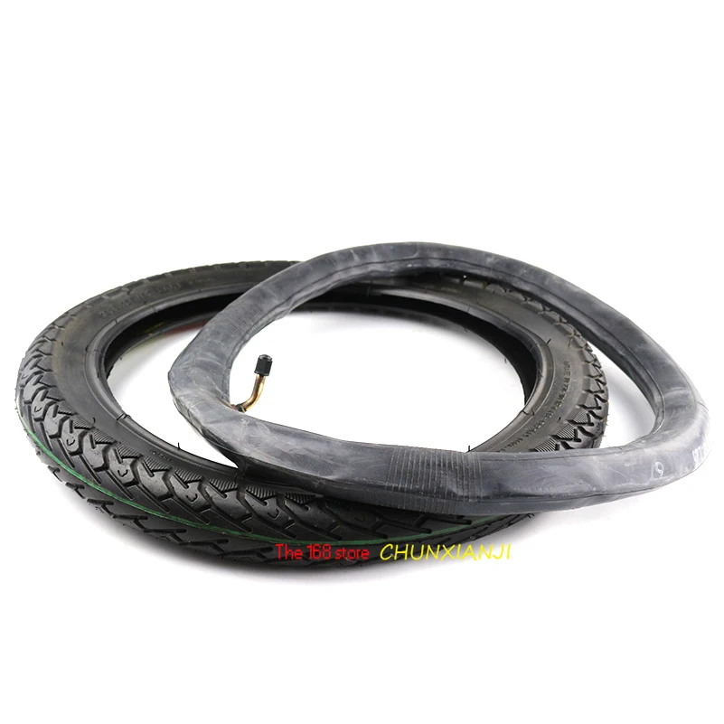 Good Quality Electric Bicycle Tires 16x2.125 Inch Electric Bicycle Tire Bike Tyre Inner Tube Size 16*2.125 with A Bent Angle
