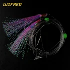 Рыболовные приманки Sabiki, приманки для морской рыбалки, 10 шт., 10, 30, 50, 60, 70, 80