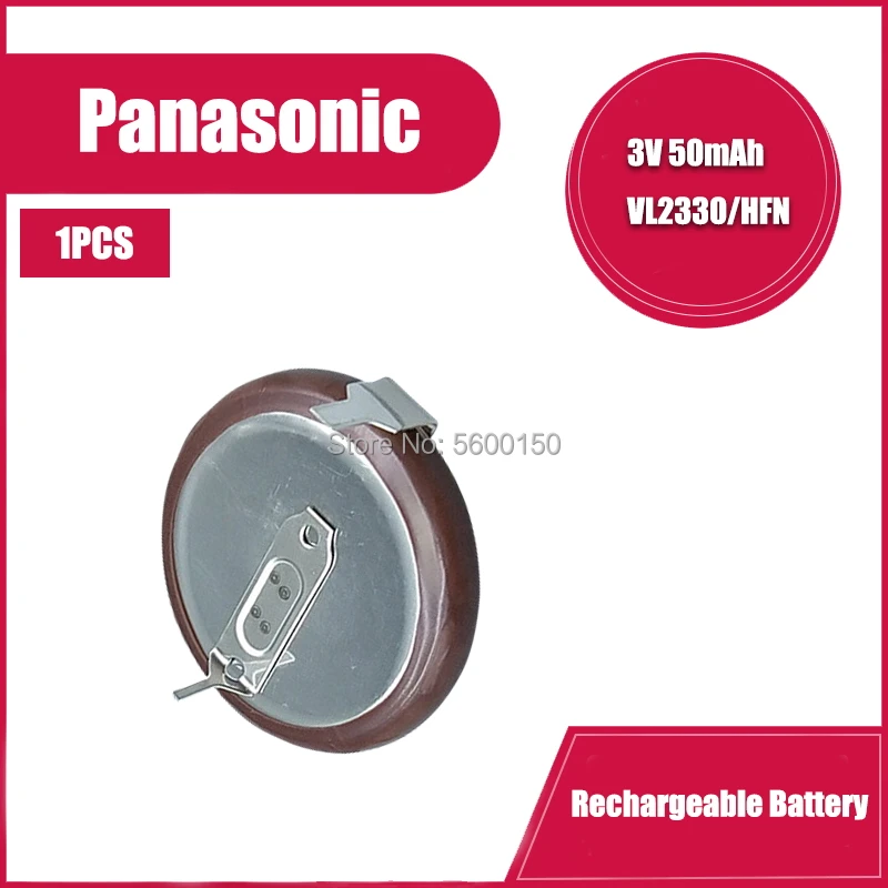 100% оригинальный Panasonic VL2330 2330 перезаряжаемый литиевый аккумулятор монетница для