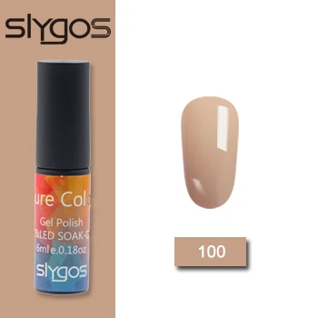 100 SLYGOS 6 мл УФ-гель для ногтей Топ УФ Led гель Осенняя Серия Тыква трава зеленый шоколад цвет Лак удаляющийся замачиванием гель лак - Цвет: 100