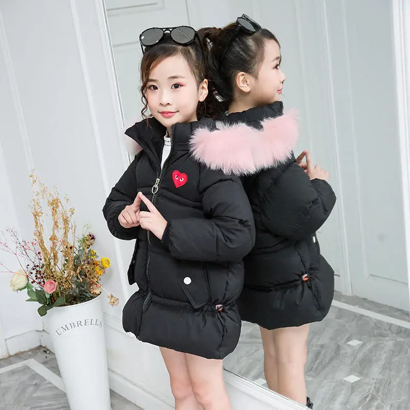 Новинка 2019 зимняя куртка для девочек детские теплые пальто детская верхняя