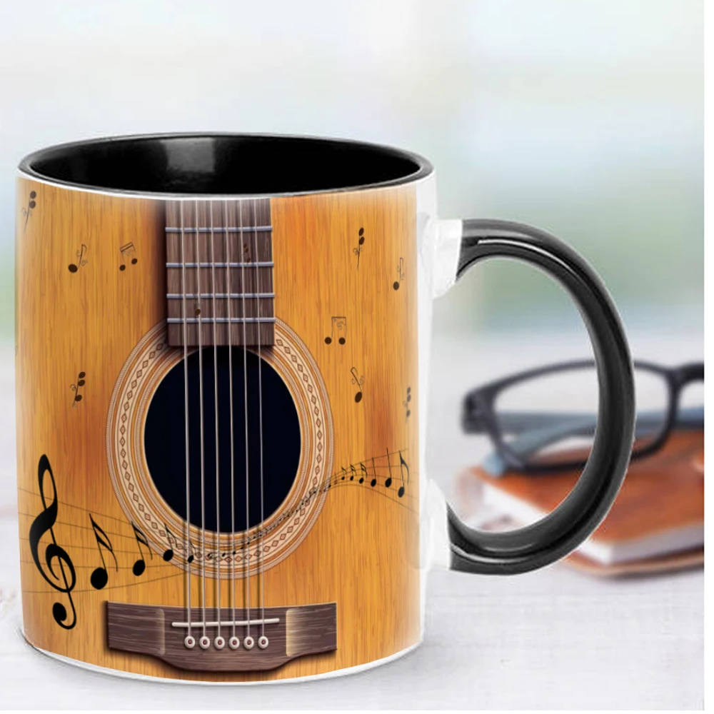 

Guitarist Cellist Gifts Mugs Classical Guitar Cello Mug 11oz Ceramic Coffee Mugs Travel Tea Cups