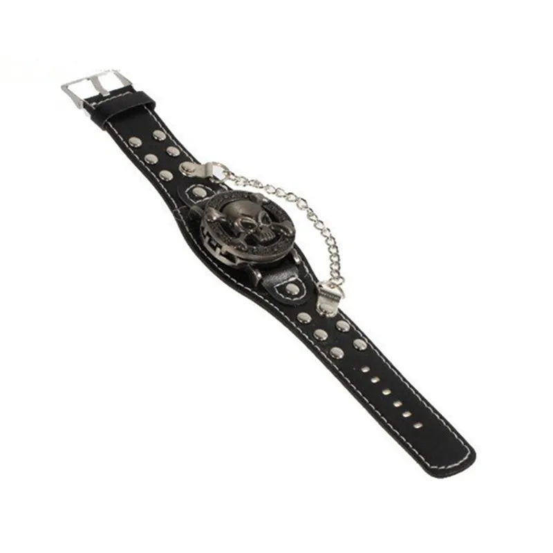 2020 мужские спортивные часы модные стимпанк череп раскладушка креативные