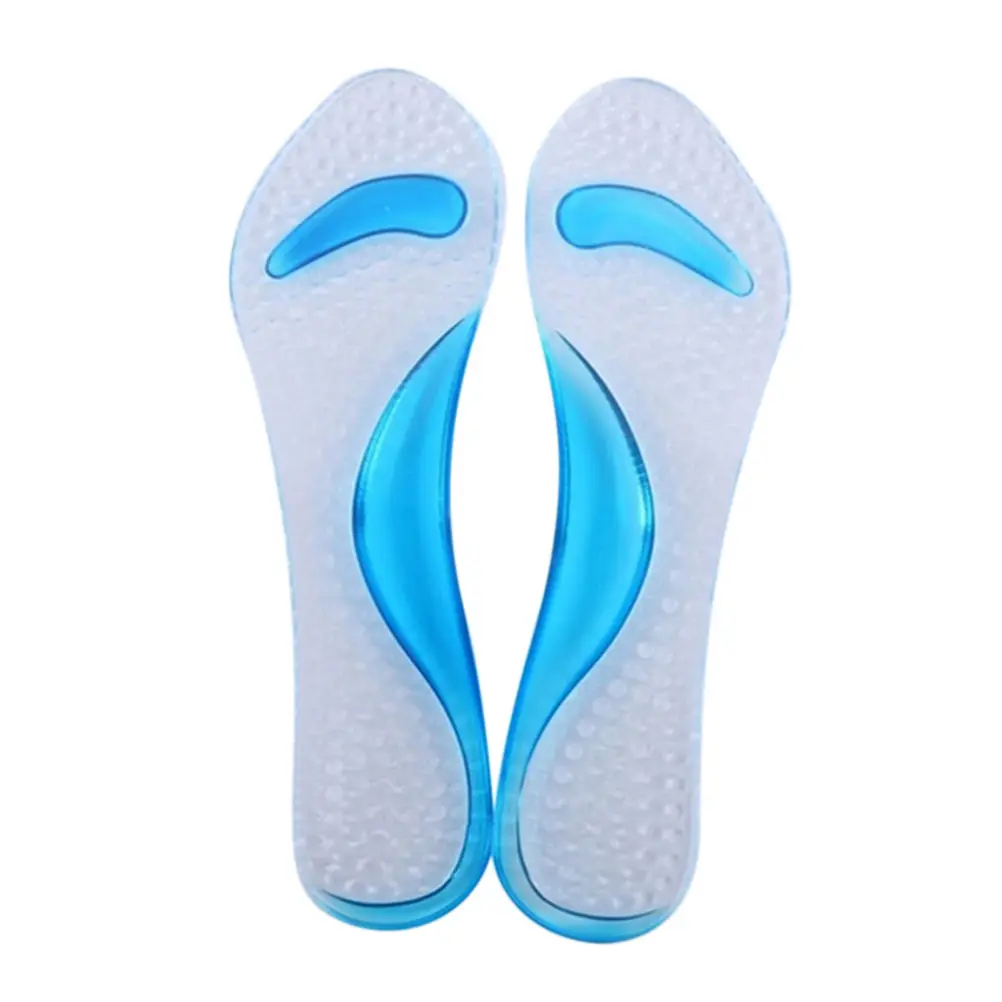

1Pair Silicone Gel Massage Arch Support Insoles Orthotic Flatfoot Prevent Foot Cocoon High Heels Shoes Pad Feet Care Tools Women