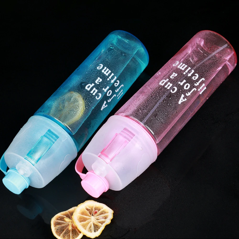 

Sports cup spray outdoor plastic creative student children's gift essential for outdoor sports Summer companion dropshipping