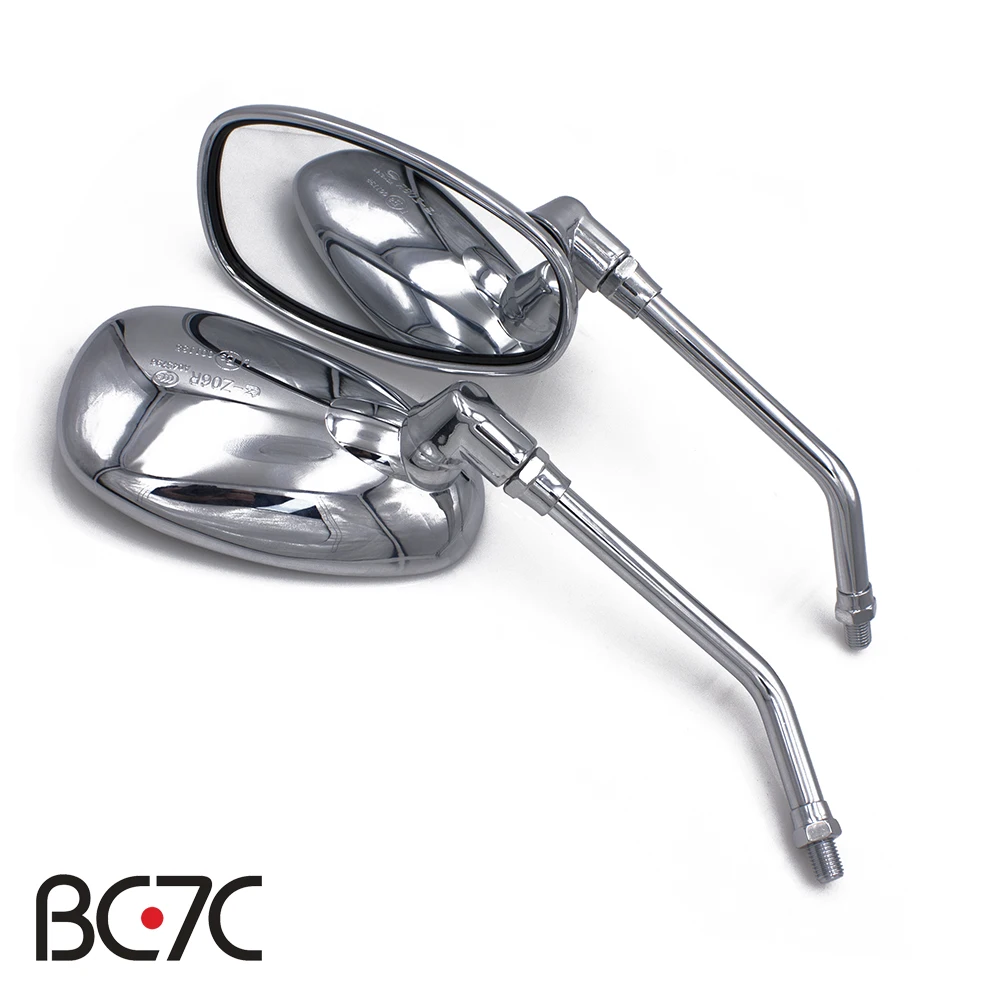 Зеркало заднего вида BC7C, 10 мм, для мотоциклов, для Kawasaki, Suzuki, Honda, Shadow, Ace, Spirit, Magna VT750, VT1100, VF750