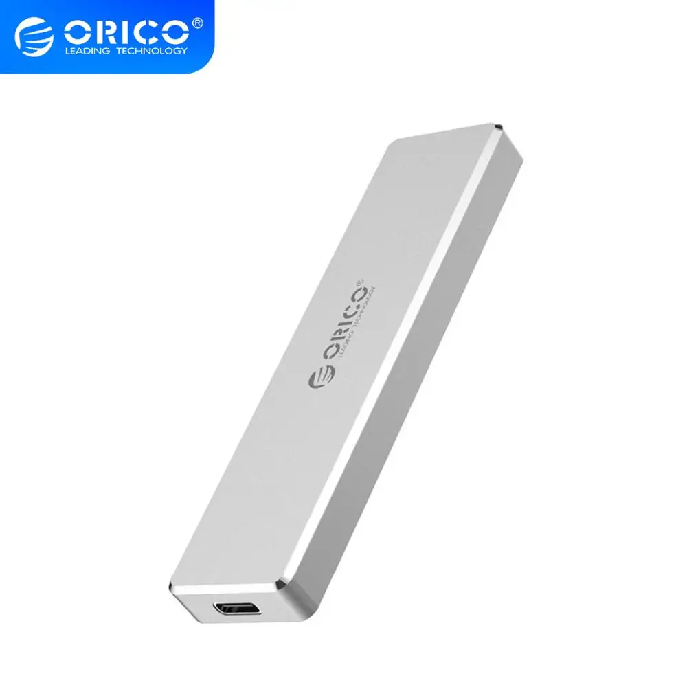 ORICO M2 SSD чехол NVME USB C 10 Гбит/с Поддержка UASP USB3.1 Gen2 Type M.2 корпус для PCIE NGFF SATA M/B Ключ