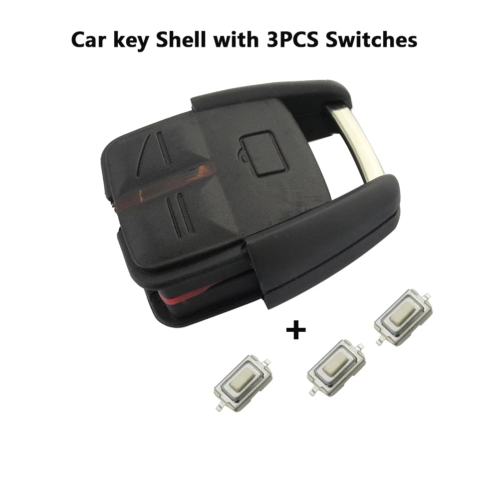 Чехол для автомобильных ключей OkeyTech мягкий чехол с 3 кнопками и подсветкой Opel