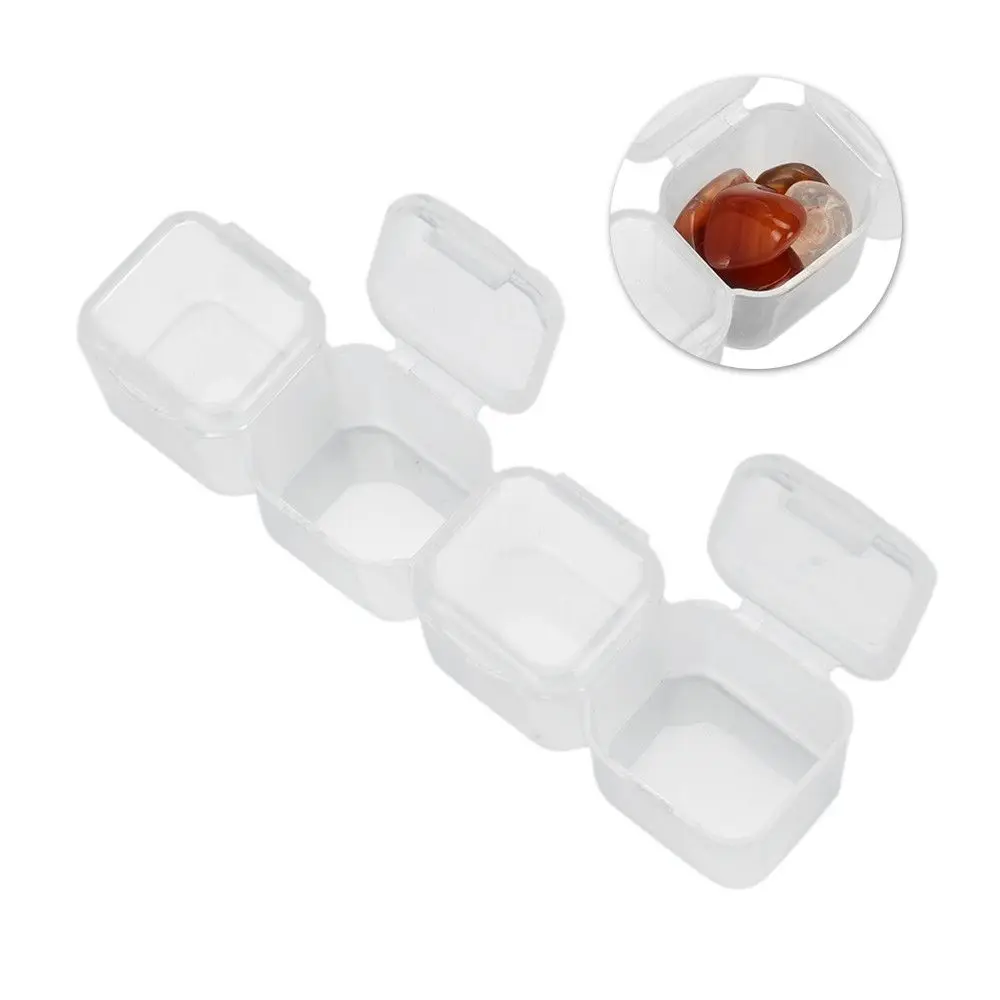 Ящик для хранения с 4 Сетками чехол органайзера алмазной вышивкой инструменты