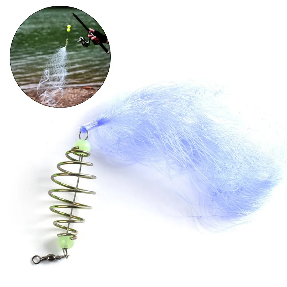 

Медная пружина, флейта со светящимися бусинами, большая сеть для забрасывания, принадлежности для рыболовных снастей