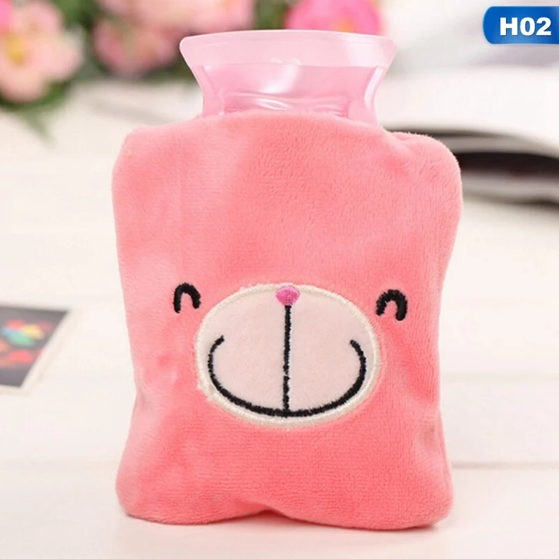 Мультяшная мини-грелка для рук съемная Съемная моющаяся плюшевая крышка сумка