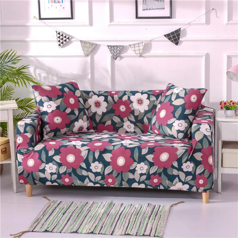 

Geometry Elastic Spandex Sofa Cover Tight Wrap All-inclusive Couch Covers for Living Room Sectional Sofa Cover Seat