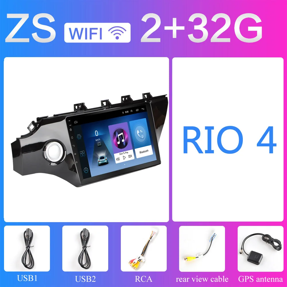 ZS 2G RIO4 Android 2G Оперативная память 32G Встроенная память Автомобиль Радио мультимедийный проигрыватель навигации gps для KIA RIO 3 4 2010 2011 2012 2013 - Цвет: ZS 2G RIO4