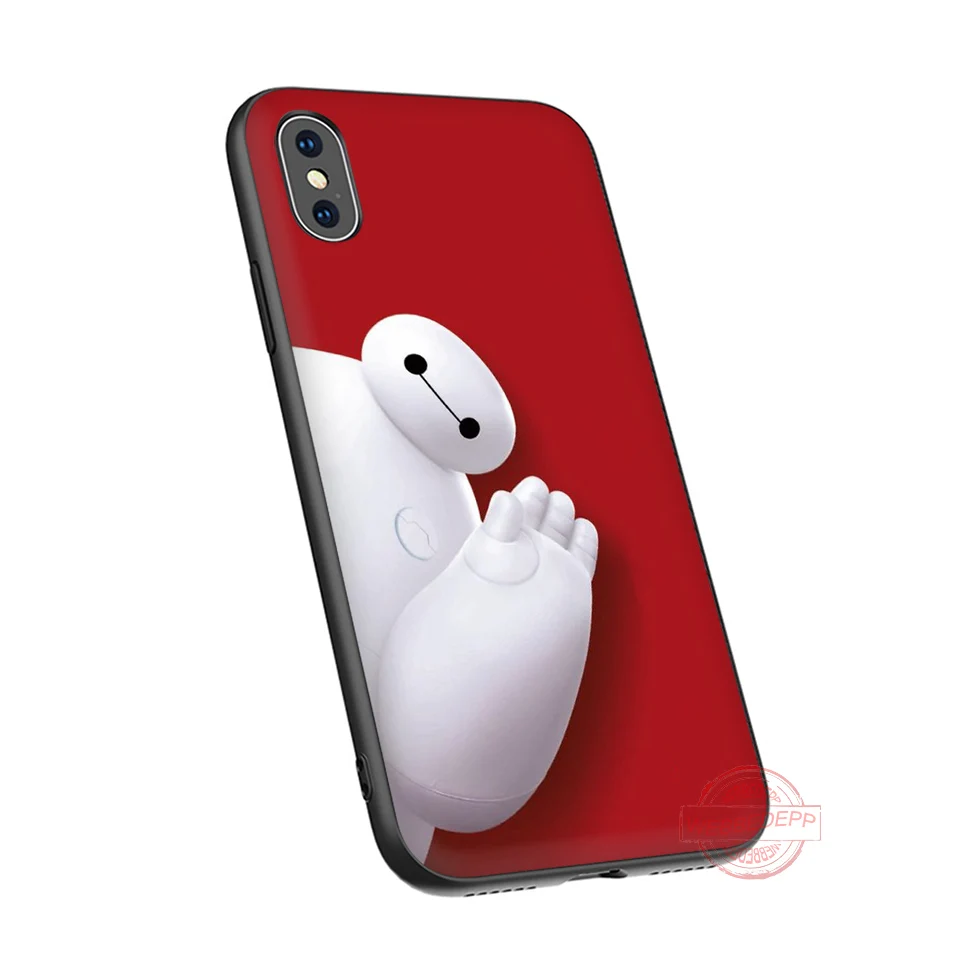 WEBBEDEPP Baymax i love you soft silicone phone case for iPhone 5 6 7 8 Plus X XS XR Max.11 11peo 11proMax |