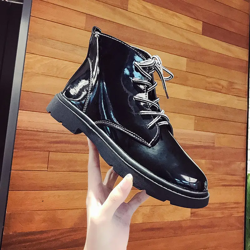 2019 г. Зимние женские ботильоны повседневные зимние непромокаемые сапоги кожаные