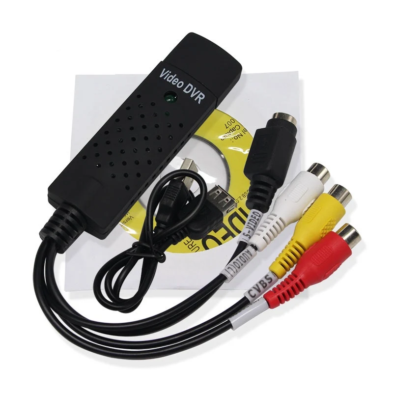 USB 2 0 Easycap Захвата 4 канала видео ТВ DVD VHS адаптер захвата карты цифровой