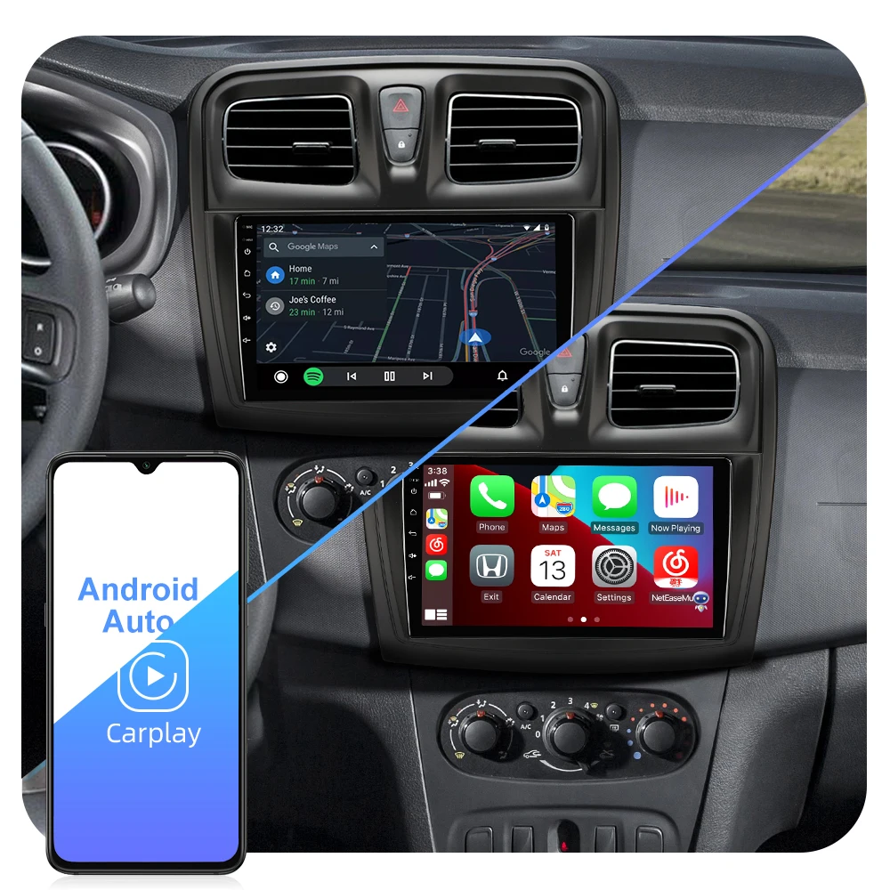 Автомагнитола ISUDAR T72 Android 10 для Renault Logan 2 2012 2019 Sandero 2014 мультимедийный видеоплеер