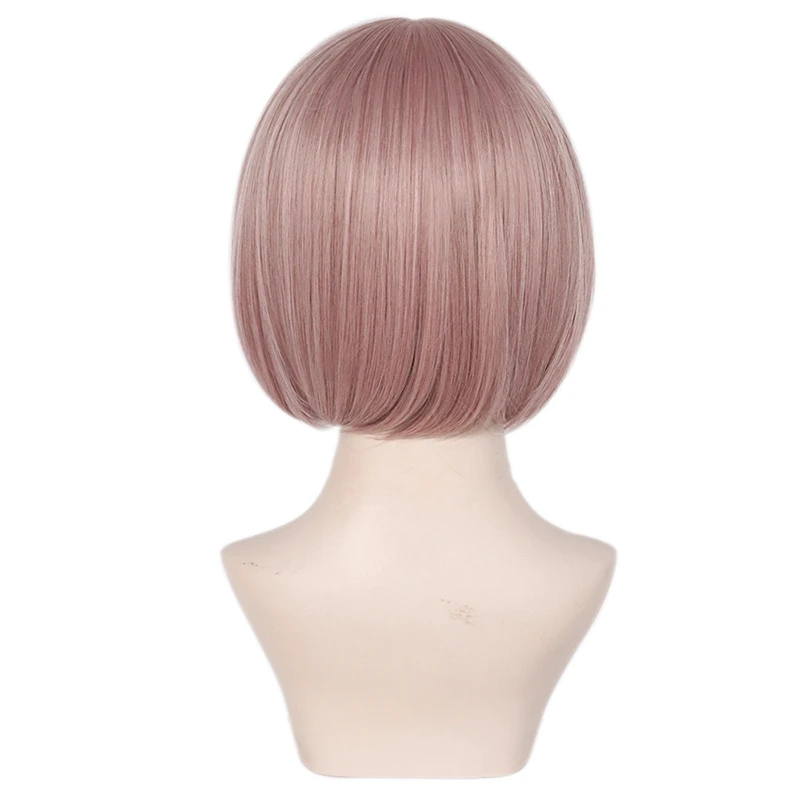 

Game Danganronpa Ruruka Ando Short Wig Cosplay Costume Dangan Ronpa Heat Resistant Synthetic Hair Ruruka Andoh Women Wigs