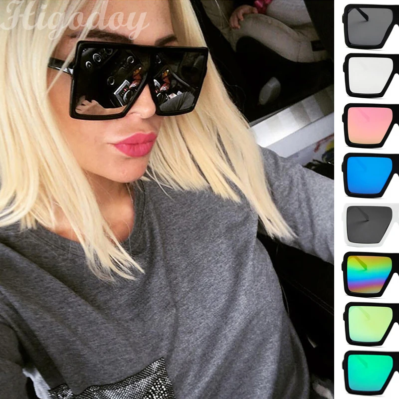 Женские винтажные квадратные очки Higodoy большие солнцезащитные в стиле ретро с