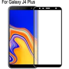 2 шт., изогнутый защитный экран для Samsung Galaxy J4 Plus, полное покрытие, закаленное стекло для Galaxy J 4 Plus, защитная пленка