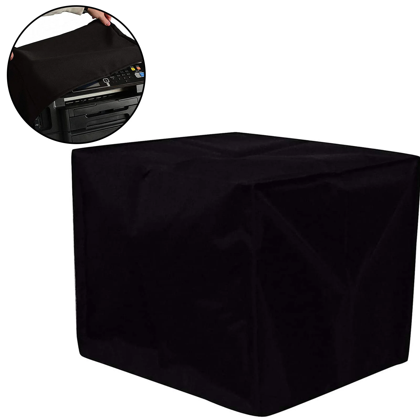 

3D Printer Protective Cover Printer Protective Dust Cover 3D Printer Cover For 3D Printer 43X43X32cm Black Office Printer Dust