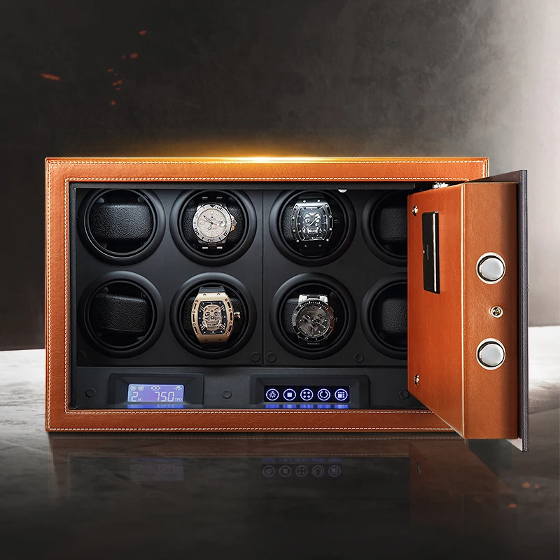 

Automatic Watch Winder Box PU Leather Watch Winding Winder Storage Watch Box Collection Display Japanese mabuchi motor