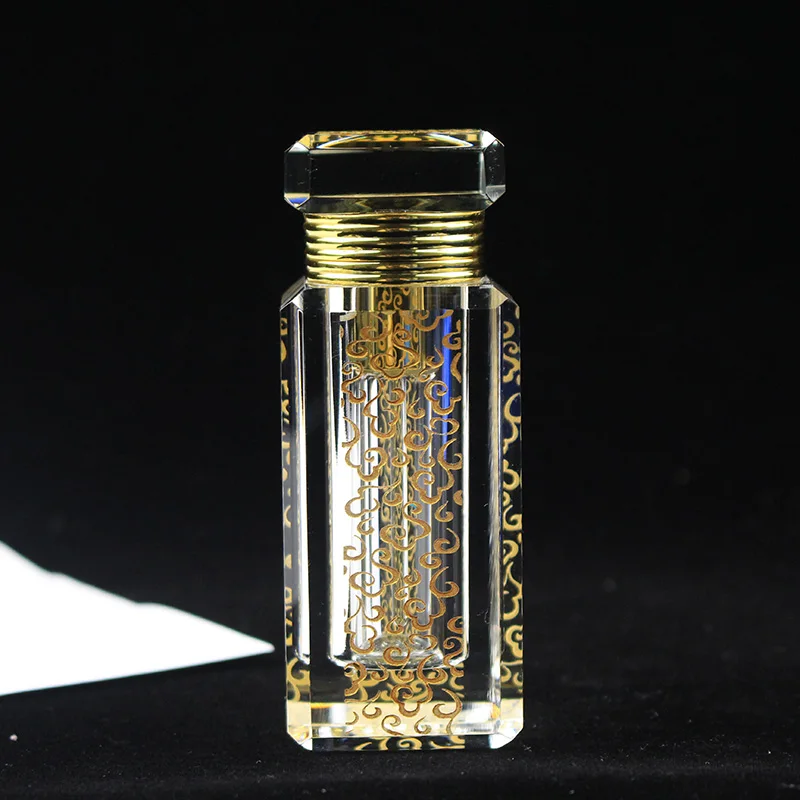 12 мл роскошный вид пустой кристалл OUD Attar масло флакон духов декоративный заправка флакон для эфирных масел