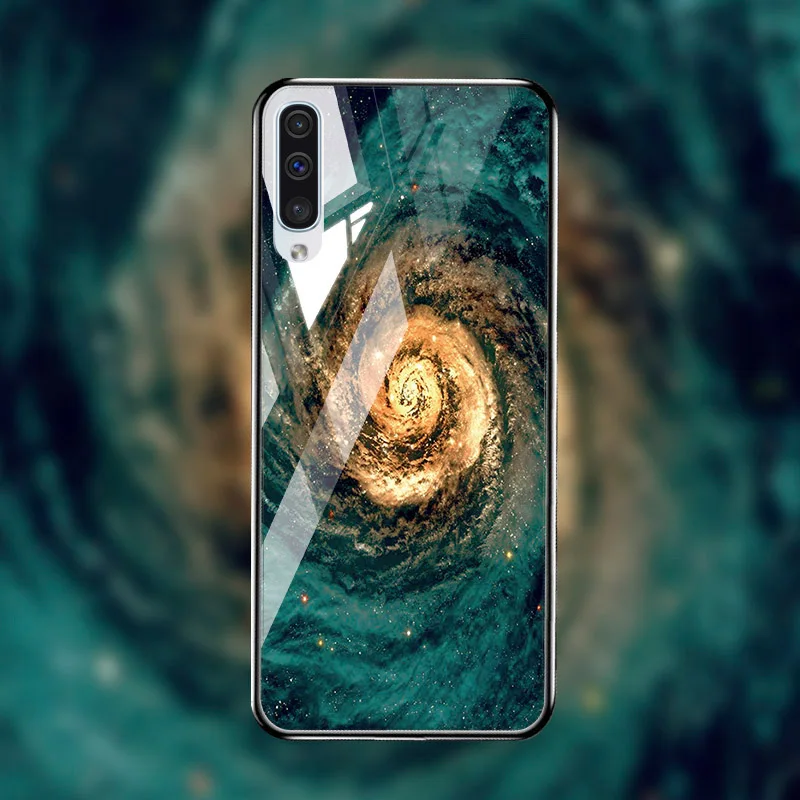 M040 Закаленное Стекло чехол СПС samsung Galaxy A50 A70 A40 A30 A20 A60 A10 A80 A90 5G A50s A20s A10s чехол samsung A7 A8 плюс Чехол - Цвет: M040