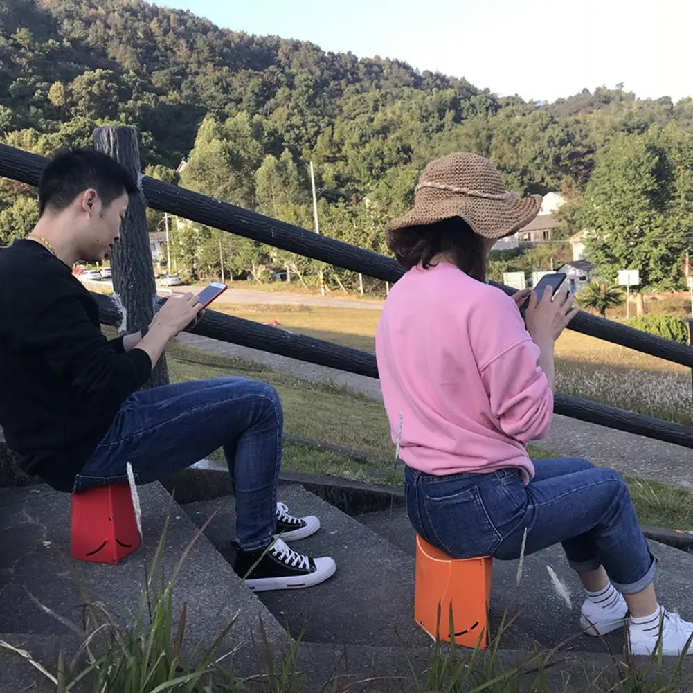 Складной стул многофункциональная переносная корзина сверхпрочный пластиковый