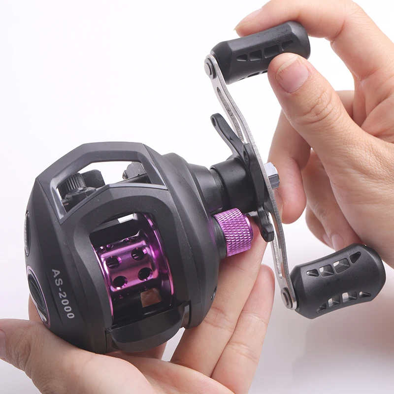 

High Speed Gear Ratio 7.2:1 Fishing Reel 8Kg Max Drag Metal Spool Baitcasting Reel Saltwater Freshwater Fishing Wheel Coil 2021