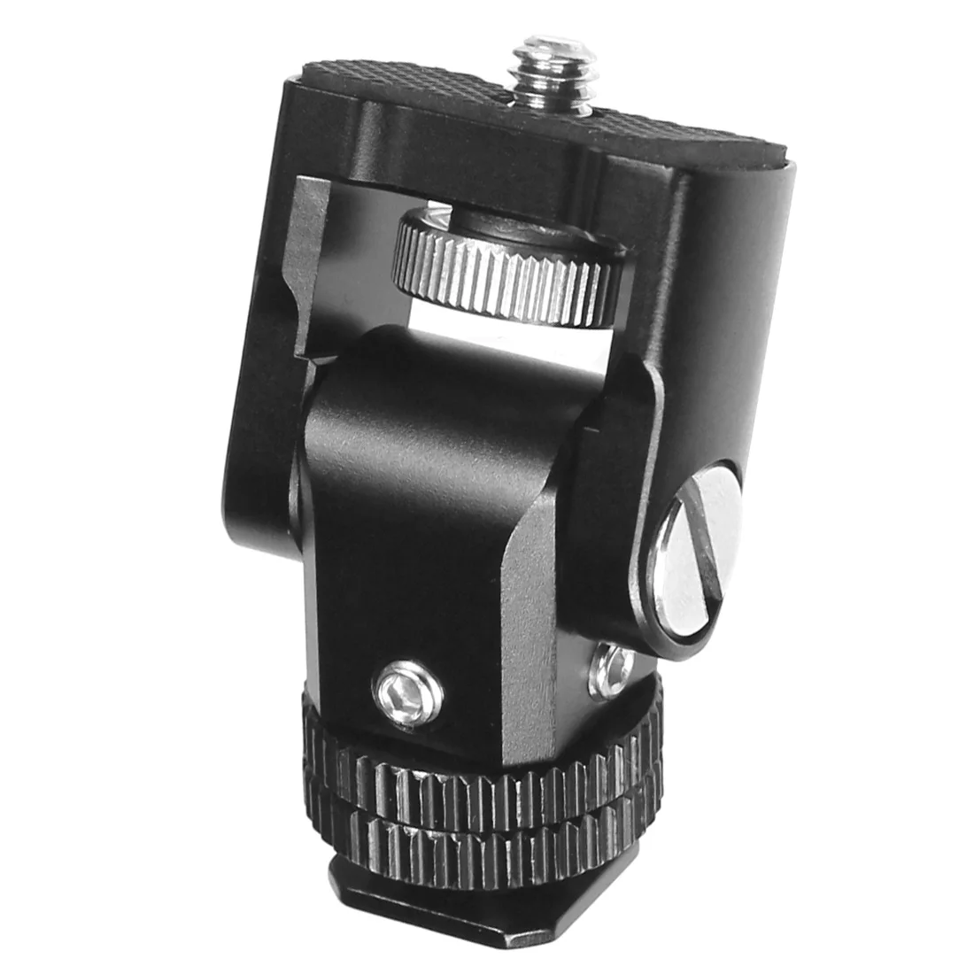 

BGNing Monitor Mount Bracket Holder Mini Ballhead with 1/4" inch Mount Adapter Connector for SLR Camera Photography Accessory