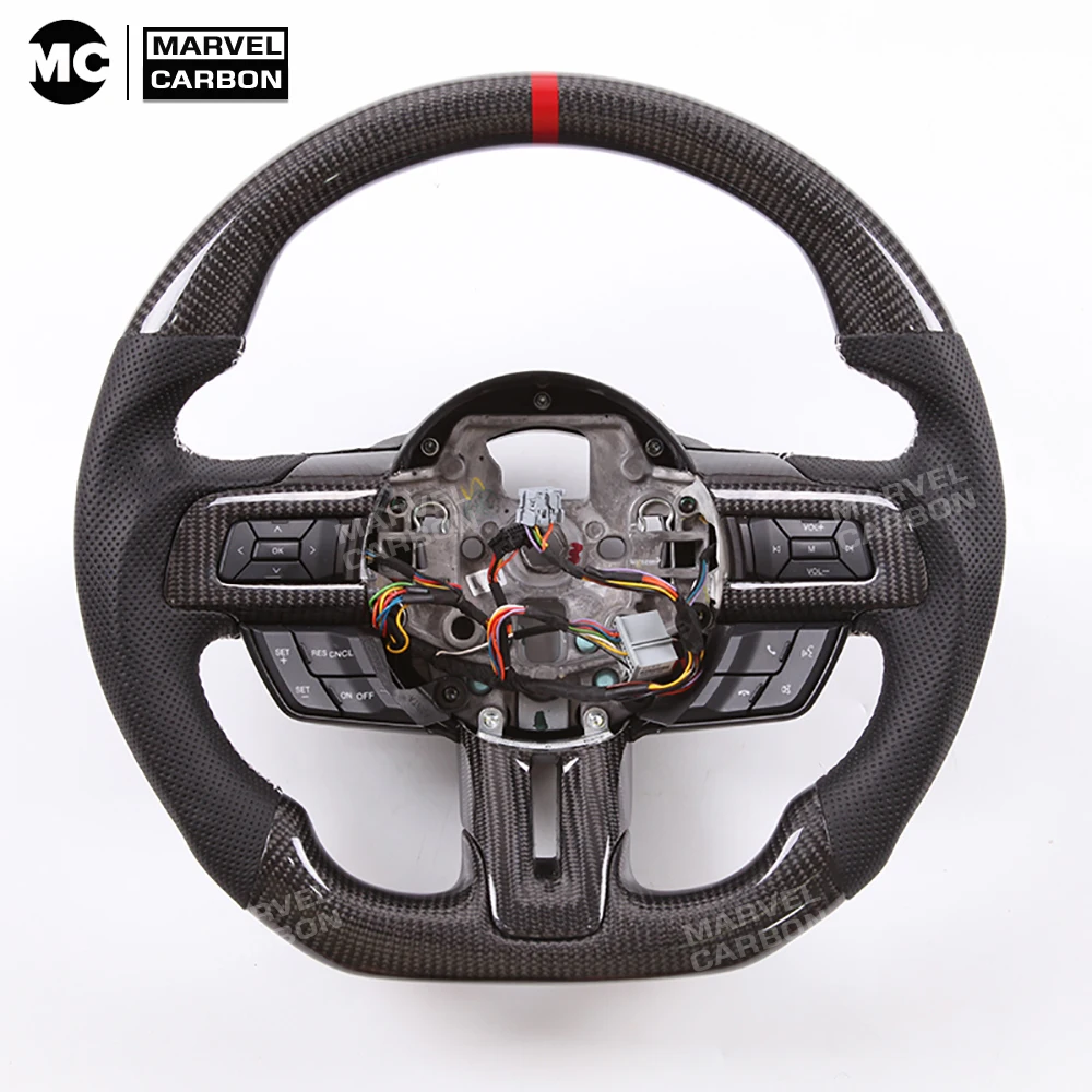 

Steering Wheel Mustang Carbon Fiber for Ford Mustang GT 2016 full set