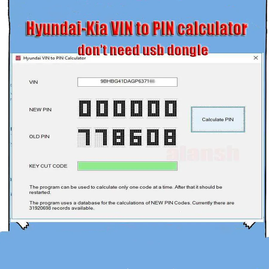 VIN К Immo Pin код расчет кода для Hyundai/KIA/Chrysler/Dodge/Jeep/GM/MG/GreatWall | Автомобили и мотоциклы