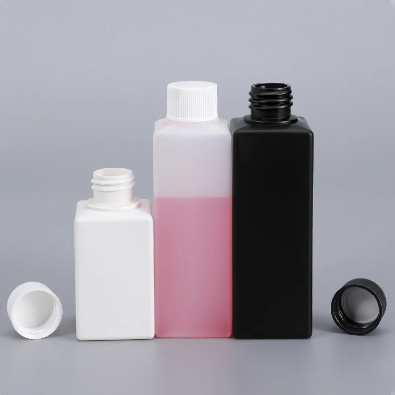 

50ML 100ML Empty Refillable Bottles Food Grade HDPE Storage Container Shampoo Lotion liquid Bottles 50PCS/lot