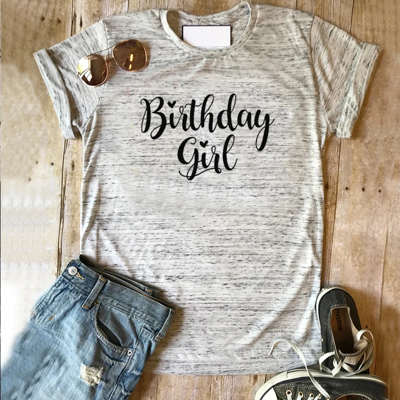 

Birthday Girl Shirt Thanksgiving Birthday Tshirt Birthday Party Custom Plus Size Graphic Tees Women