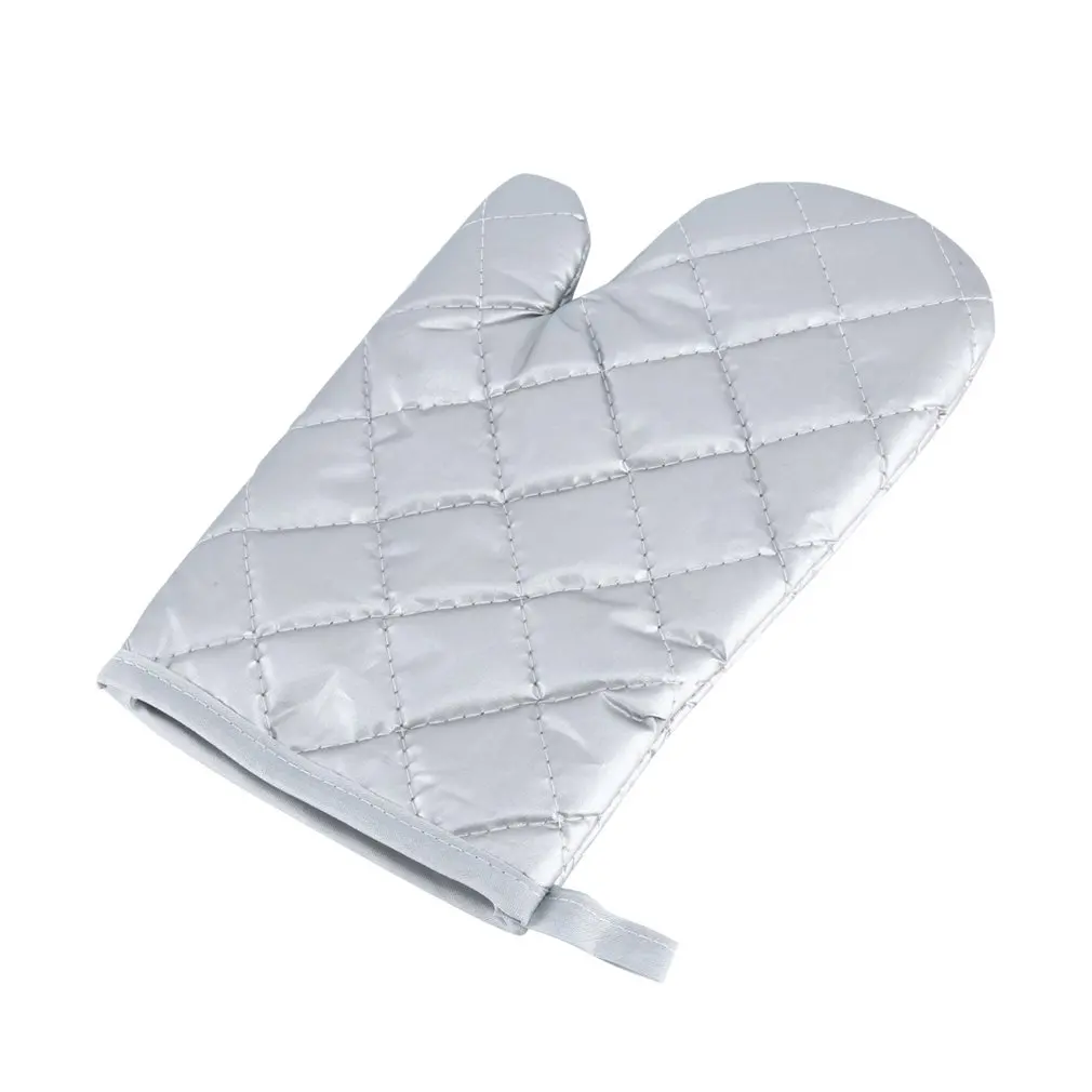 

A2500 Microwave Insulation Anti-scalding Gloves Thickened High Temperature Baking Silver coated gloves Dropshipping