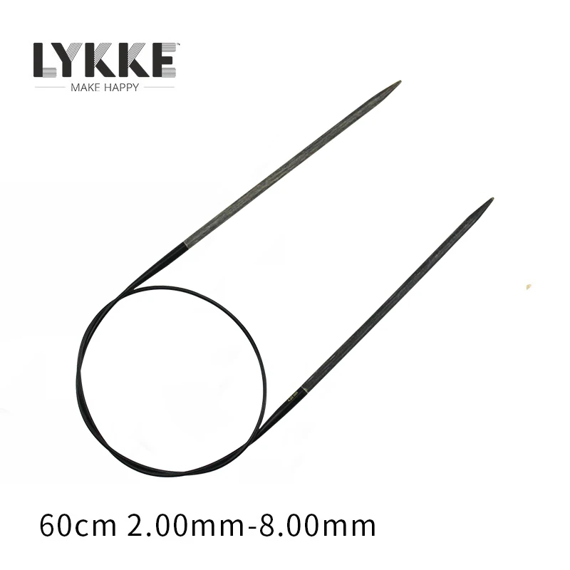 

1 шт. LYKKE 60 см фиксированная круглая вязальная игла