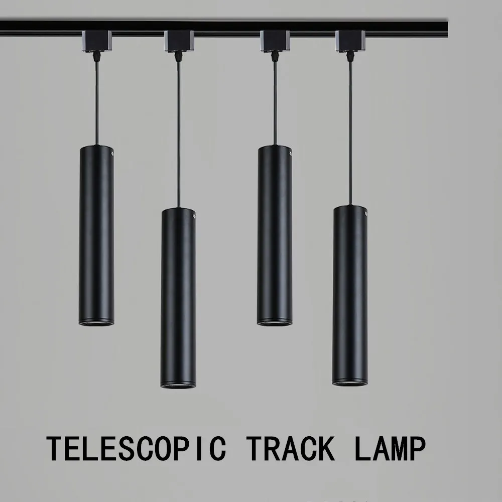Светильник для трека алюминиевый рельсовый подвесной светильник с регулируемой